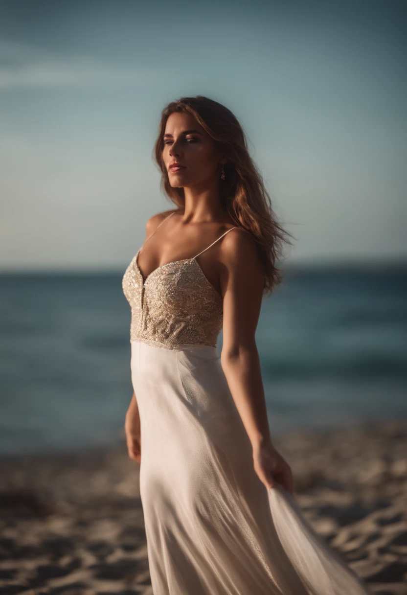 ragazza in mare con costume sexy