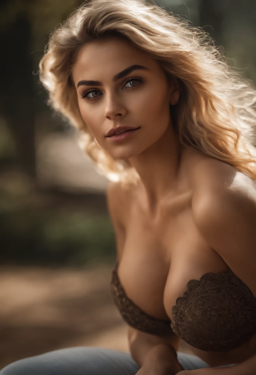 masterpiece,perfect anatomy,beautiful detailed eyes,super detailed skin,1girl,Latina,blonde hair,actress,large breasts,nipple,beautiful skinny legs,pussy line,nsfw
