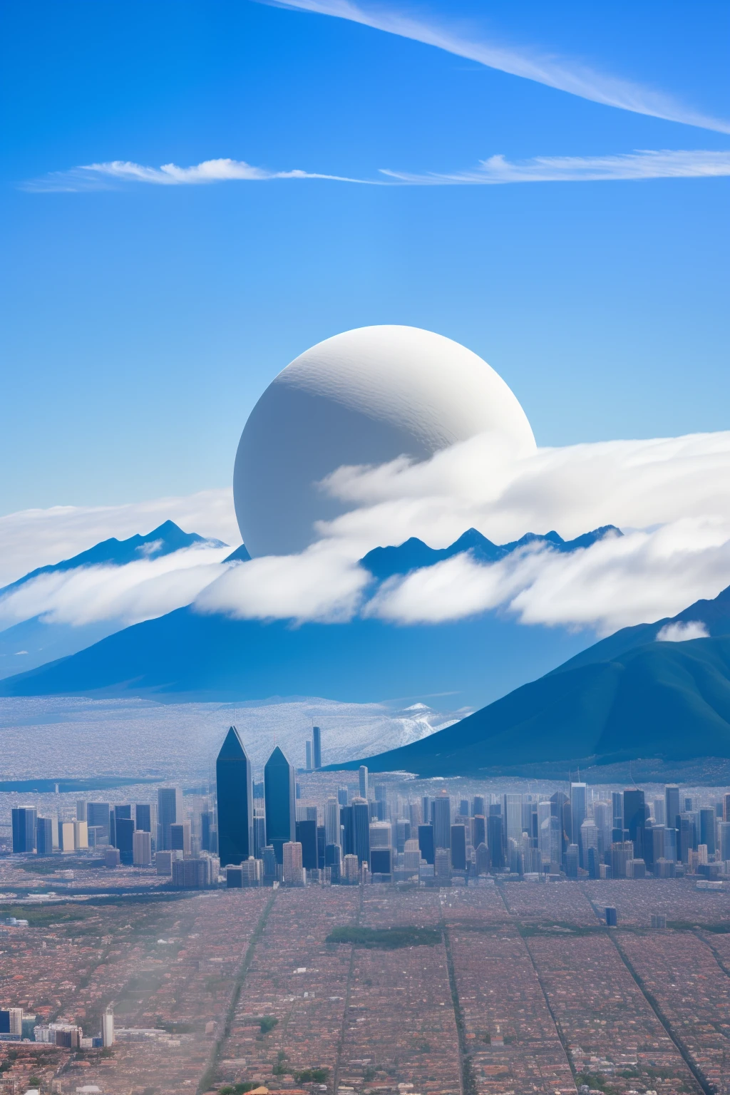 clouds, gtscity, cityscape, mountain ranges, ball of foot
