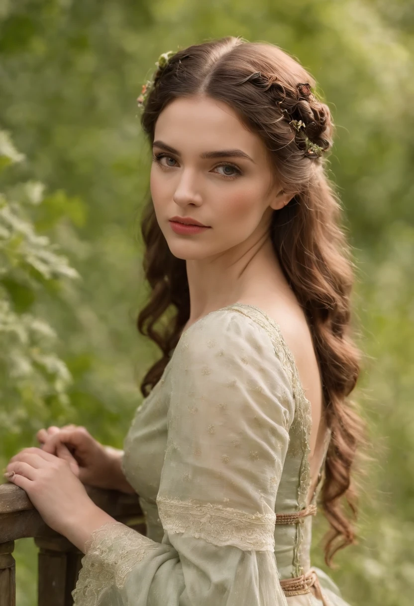 (((uma ferida avermelhada profunda atravessa sua bochecha esquerda))) tez justa, mulher em torno de 19 anos, cabelos brancos naturais, olhos verdes distintos, vestindo kohl, slender and graceful, Beautiful, luz de velas em um ambiente medieval, Ultra sharp focus, tiro realista, roupas femininas medievais, cores tetradicas (cicatriz:1.4)