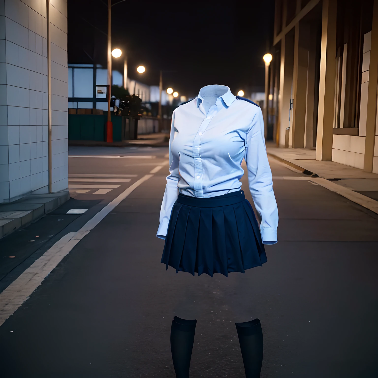 (school uniform),((invisible, no humans:1.5, headless:1.5, handless, legless)), big breast,
(8k, RAW photo, best quality, masterpiece:1.2), (realistic, photo-realistic:1.37),photon mapping, radiosity, ((Hasselblad photography)),physically-based rendering,