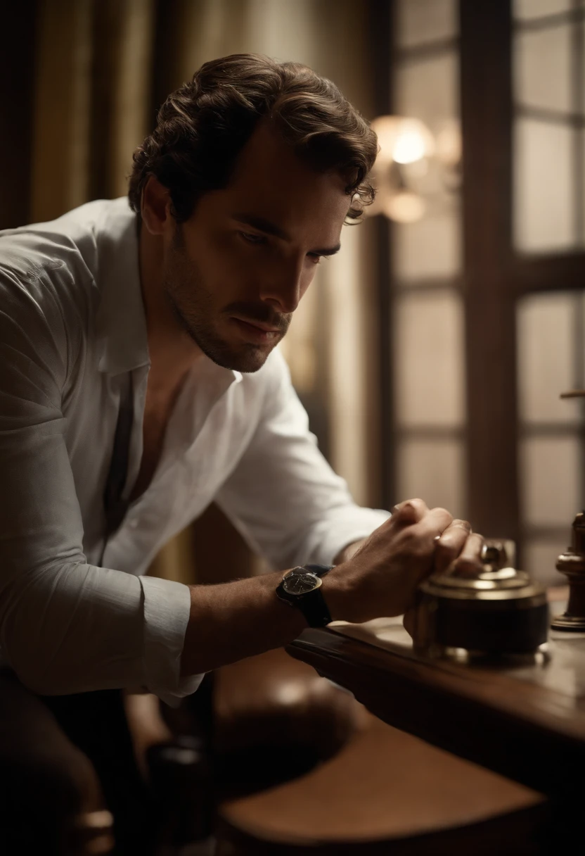 Guilherme Sterling, investigador, 25 anos, estilo doutor house, Sherlock Holmes
