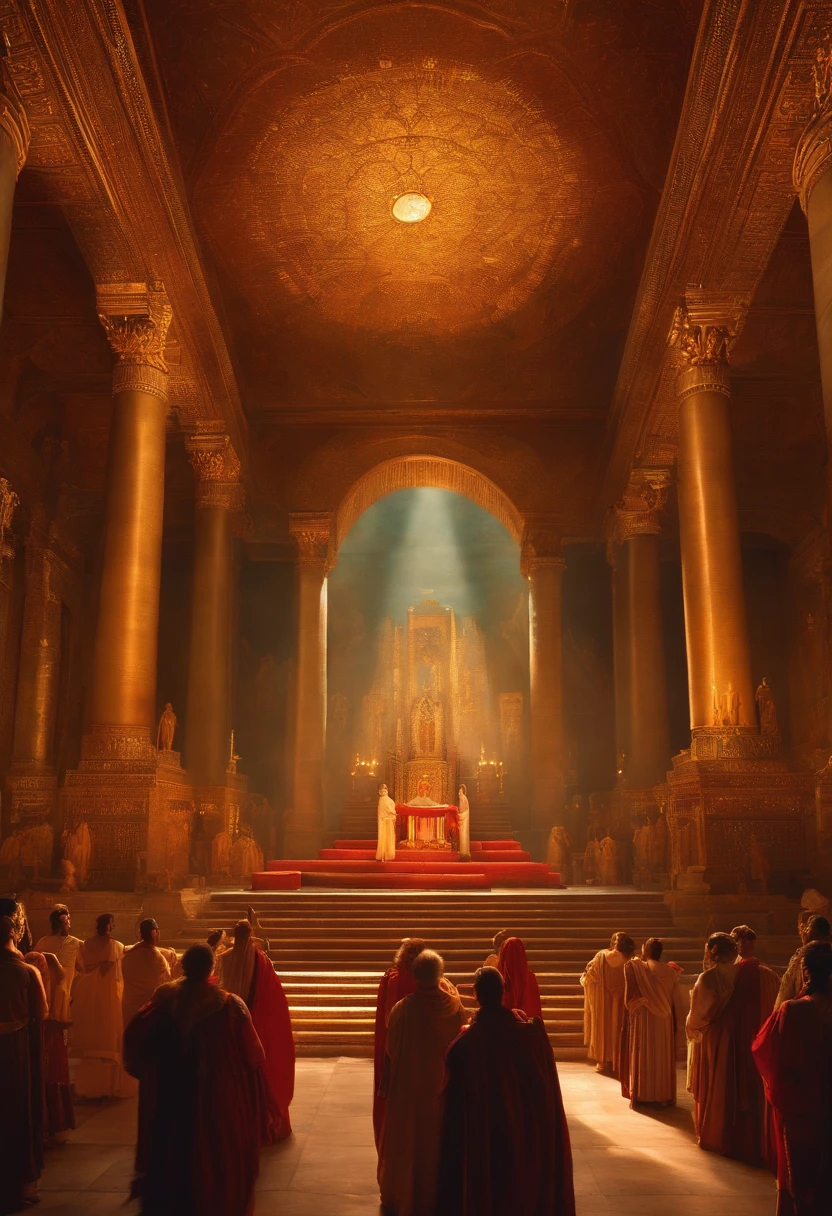 Describe Solomon worshipping other gods in the palace
