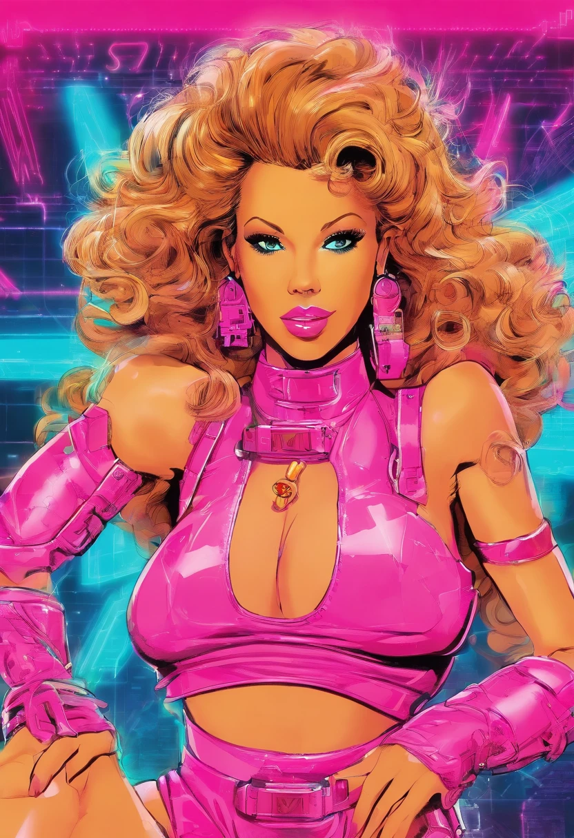 Mariah Carey with the Barbie the movie outfit, very feminine and beautiful