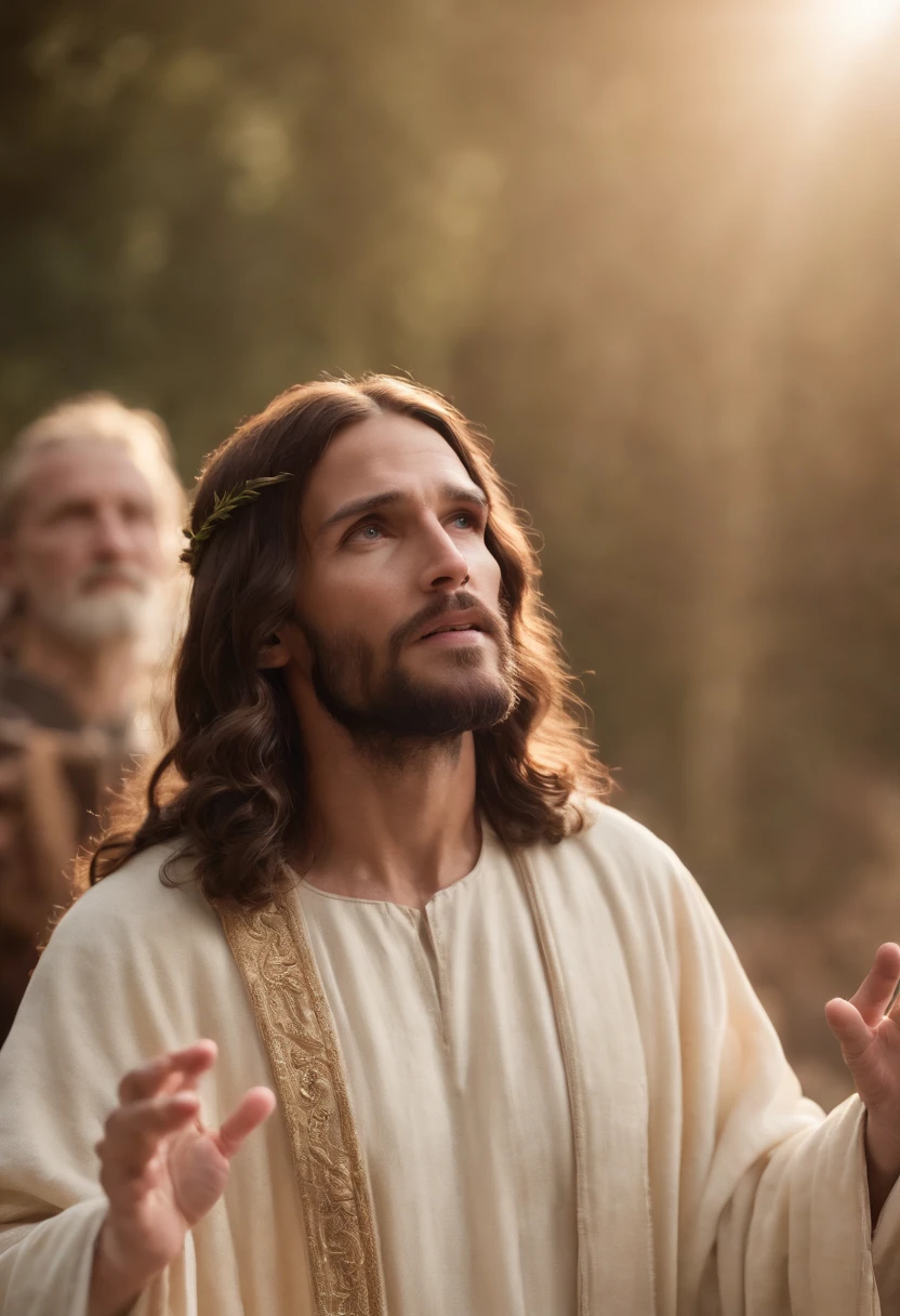 Jesus giving a sermon