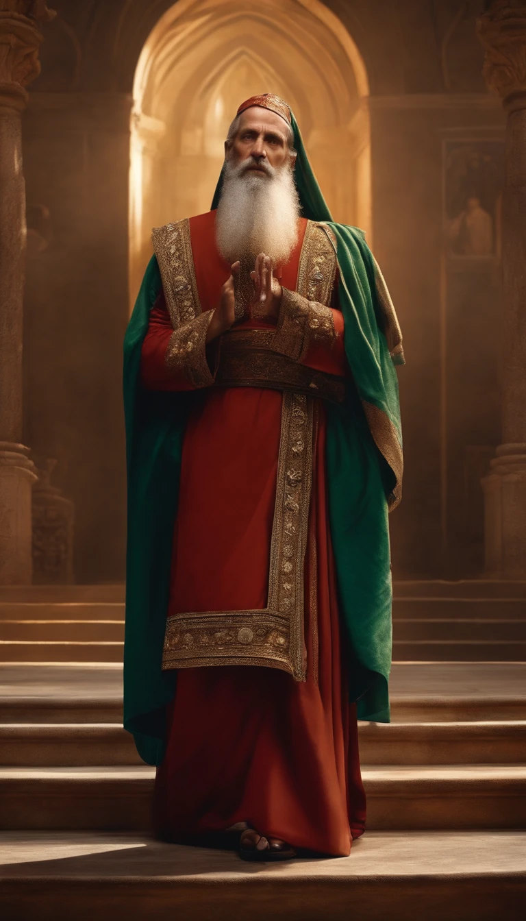 The apostle Paul looked at the screen, roupas compridas, Religion, Ultra foto realsisim