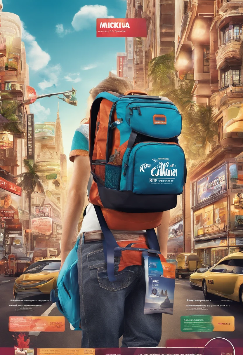 Publicidade para mochilas