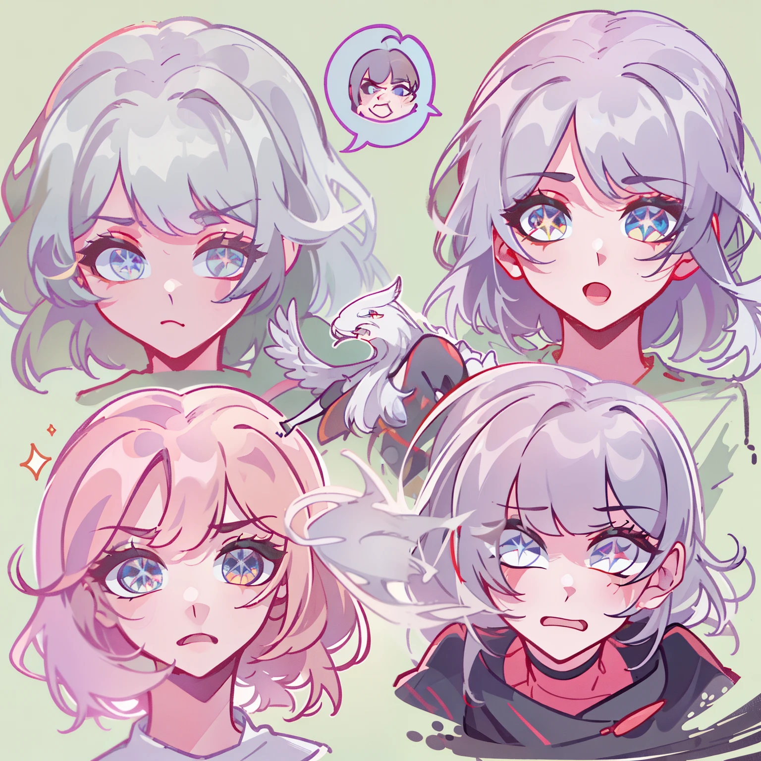 (melhor qualidade: 1.0), (super high res: 1.0), (personagem extremamente detalhado), detailed hands, chifres, Cabelo extremamente detalhado, ((cabelo curto)), ((Cabelo branco)),((mechas pretas)), olhos extremamente detalhados, olho com cores diferentes, Heterocromia, olho direito branco, olho esquerdo preto, corpo inteiro, 2D, Arte de Anime, medieval, RPG, corada, envergonhada, sorrindo