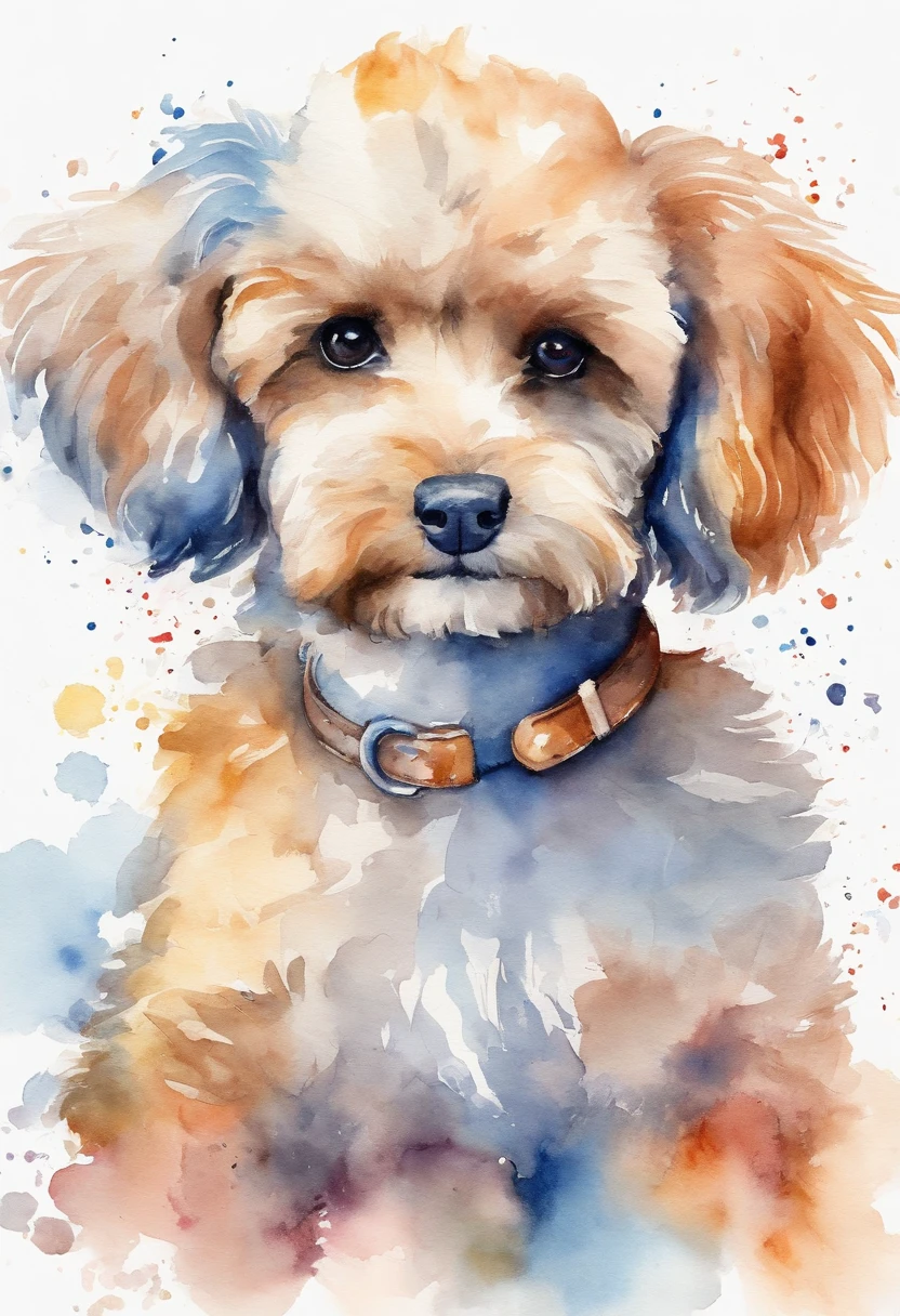 puppy,fofinho, poodle, fundo simples, adorable animal, kawaii