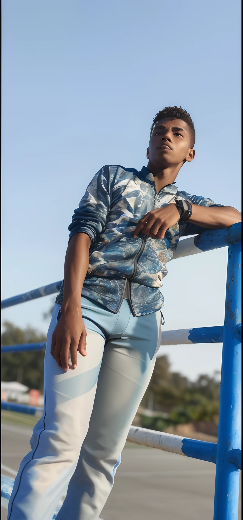  boy, in track outfit, outside on track field, ((slim, petite)), photorealistic, photo, masterpiece, realistic, realism, photorealism, high contrast, photorealistic digital art trending on Artstation 8k HD high definition detailed realistic, detailed, skin texture, hyper detailed, realistic skin texture, armature, best quality, ultra high res, (photorealistic:1.4),, high resolution, detailed, raw photo, sharp re, by lee jeffries nikon d850 film stock photograph 4 kodak portra 400 camera f1.6 lens rich colors hyper realistic lifelike texture dramatic lighting unrealengine trending on artstation cinestill 800,