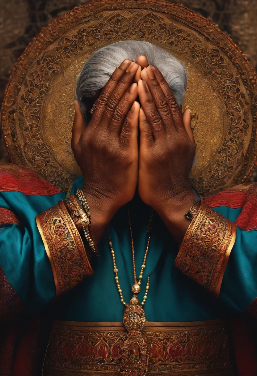 Image of hands together in prayer position can be a powerful representation of prayer practice.