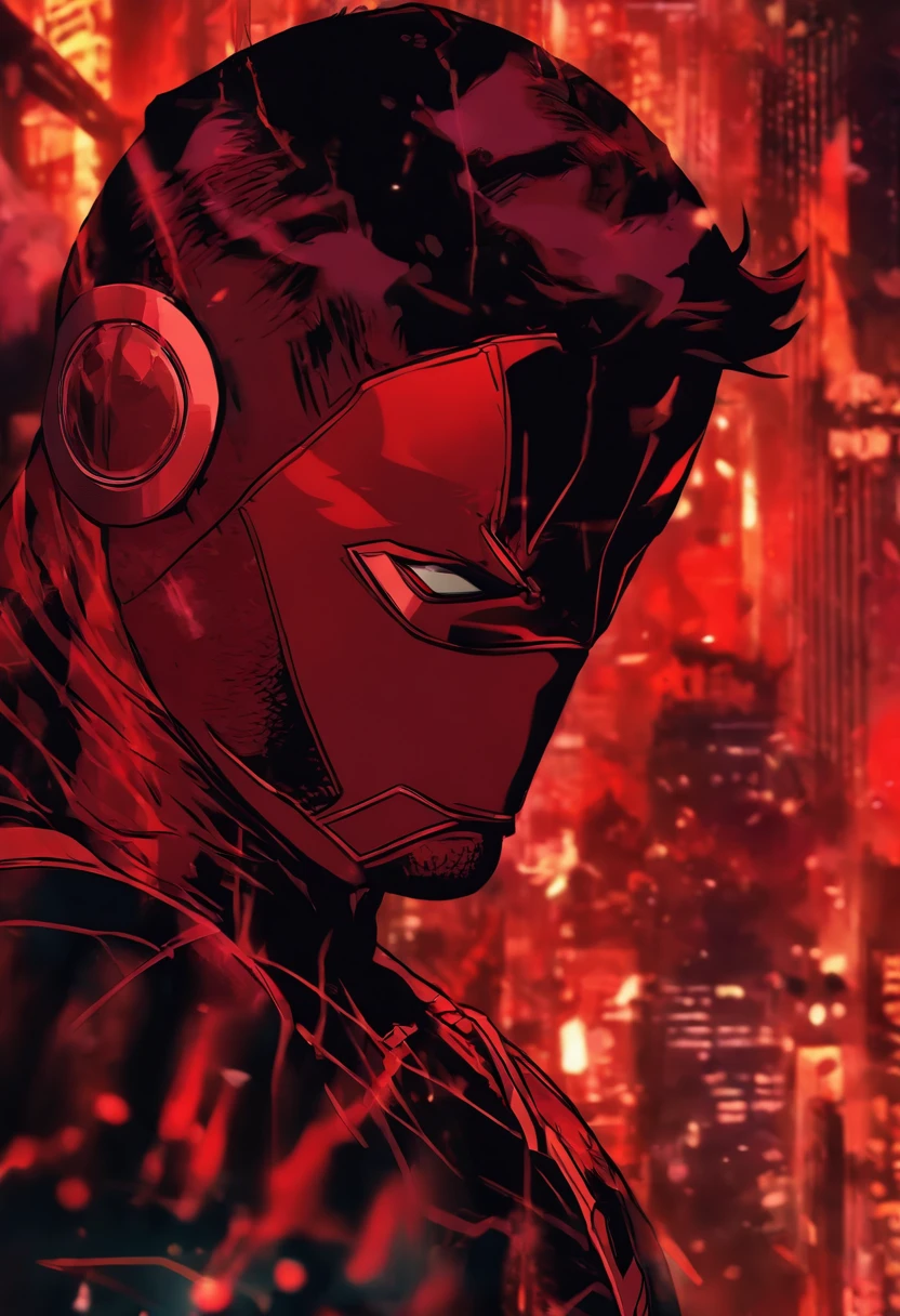Daredevil as a teenager red suit