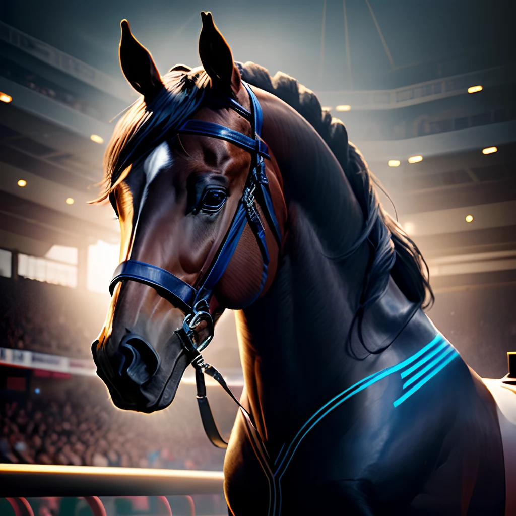 racehorse、Data holograms、Undefeated Blue Horse