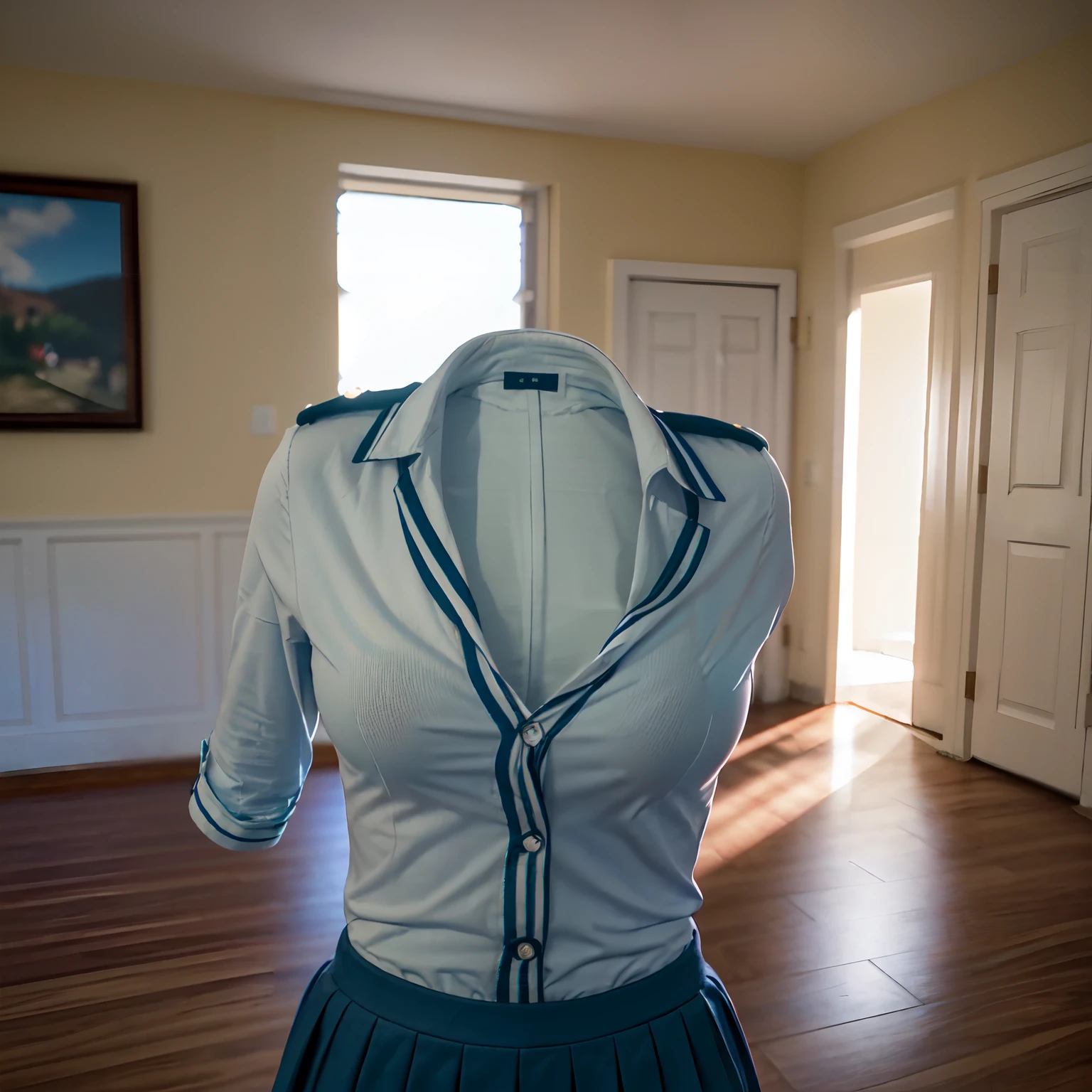 shiny latex school uniform,((invisible, no humans:1.5, headless:1.5, handless, legless)), big breast, (close-up to breast),
(8k, RAW photo, best quality, masterpiece:1.2), (realistic, photo-realistic:1.37),photon mapping, radiosity, ((Hasselblad photography)),physically-based rendering, (hyper realisitic), (8K), (Extremely detailed), (Best Illustration), (Best Quality), (Ultra-detailed)