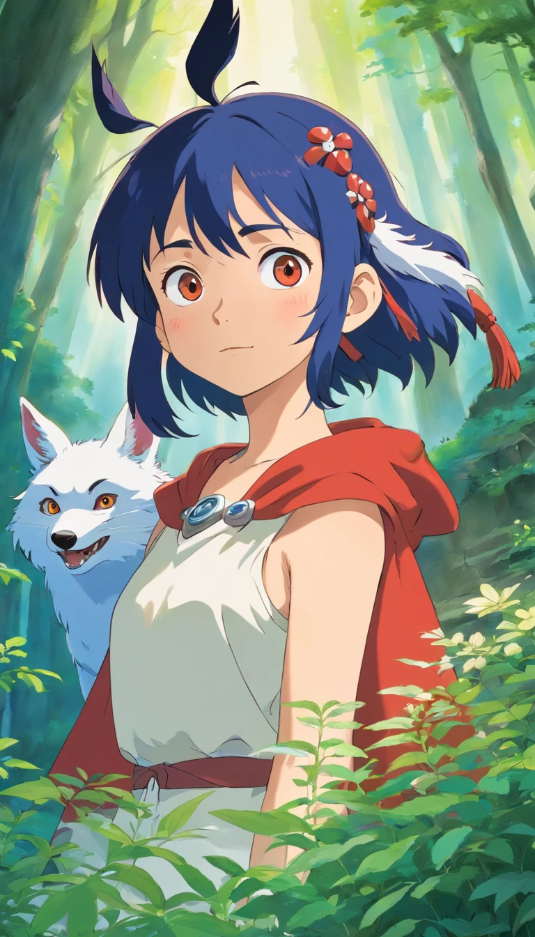 San from princess mononoke,A charming expression