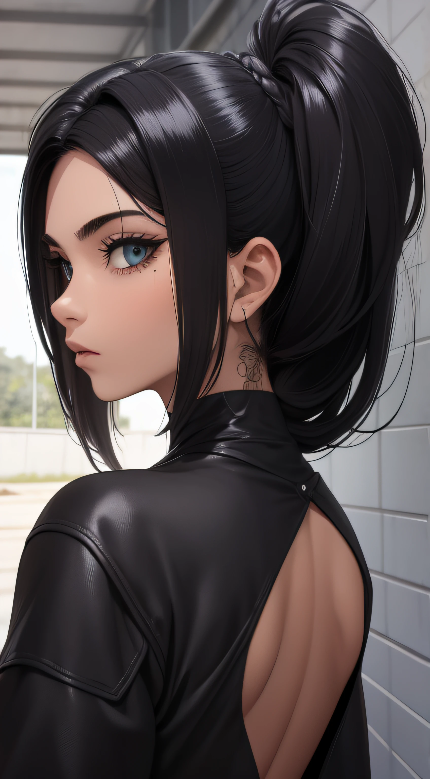 melhor qualidade, obra-prima, cabelo preto, badass, lutando