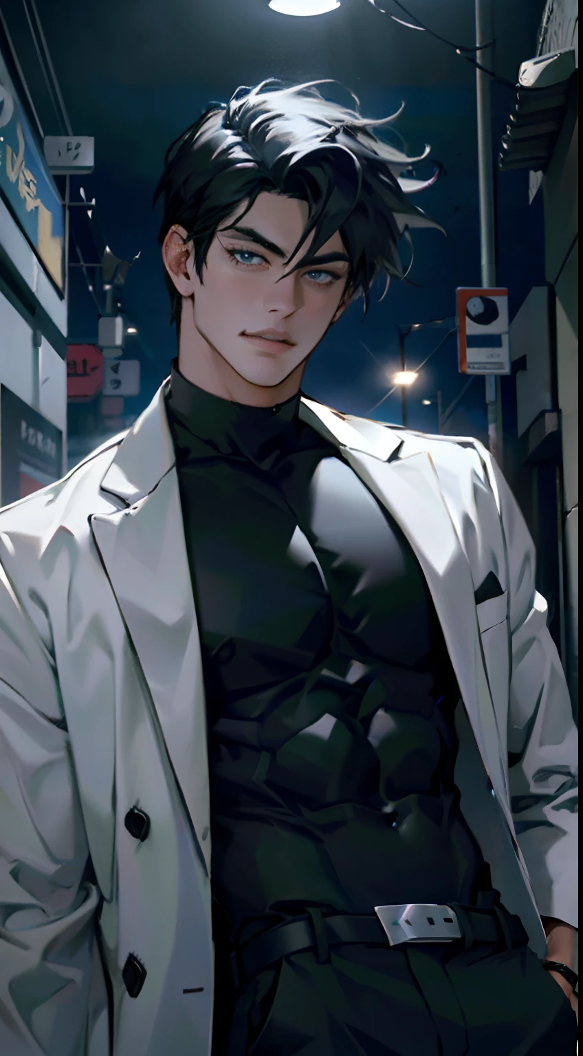 4k, High resolution, La mejor calidad, Obra maestra, colores perfectos, perfectamente sombreado, Perfect lighting, Publicado el E621, (por chunie), Anthro, ((retrato)), ((Hombre guapo)), Figura masculina perfecta, Cabello corto y detallado,Use pantalones cortos para hombre,Abs,musculatura,chest muscle,Abs,Parte superior del cuerpo desnuda,Cara detallada, Cara perfecta, (Los stands up), Antecedentes detallados, ((Bonifasko lighting)), (ojos detallados), pupilas perfectas,piel bronceada