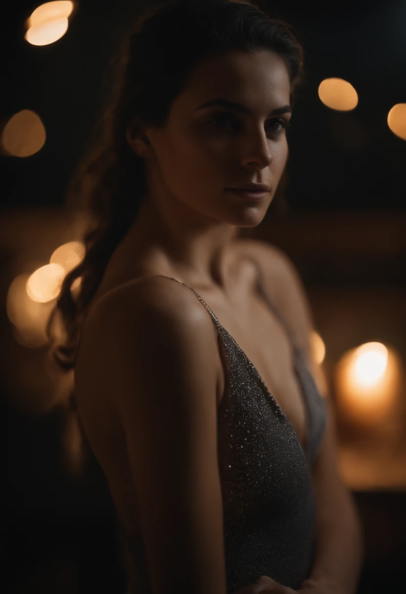 Women with no shirt or bra on