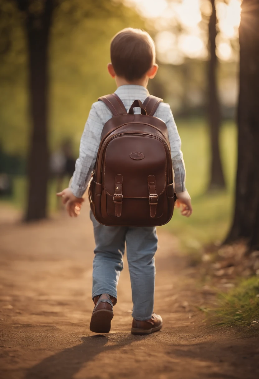 （Cute 's school bag），delicated，high-class，Place on the table for a presentation，4K