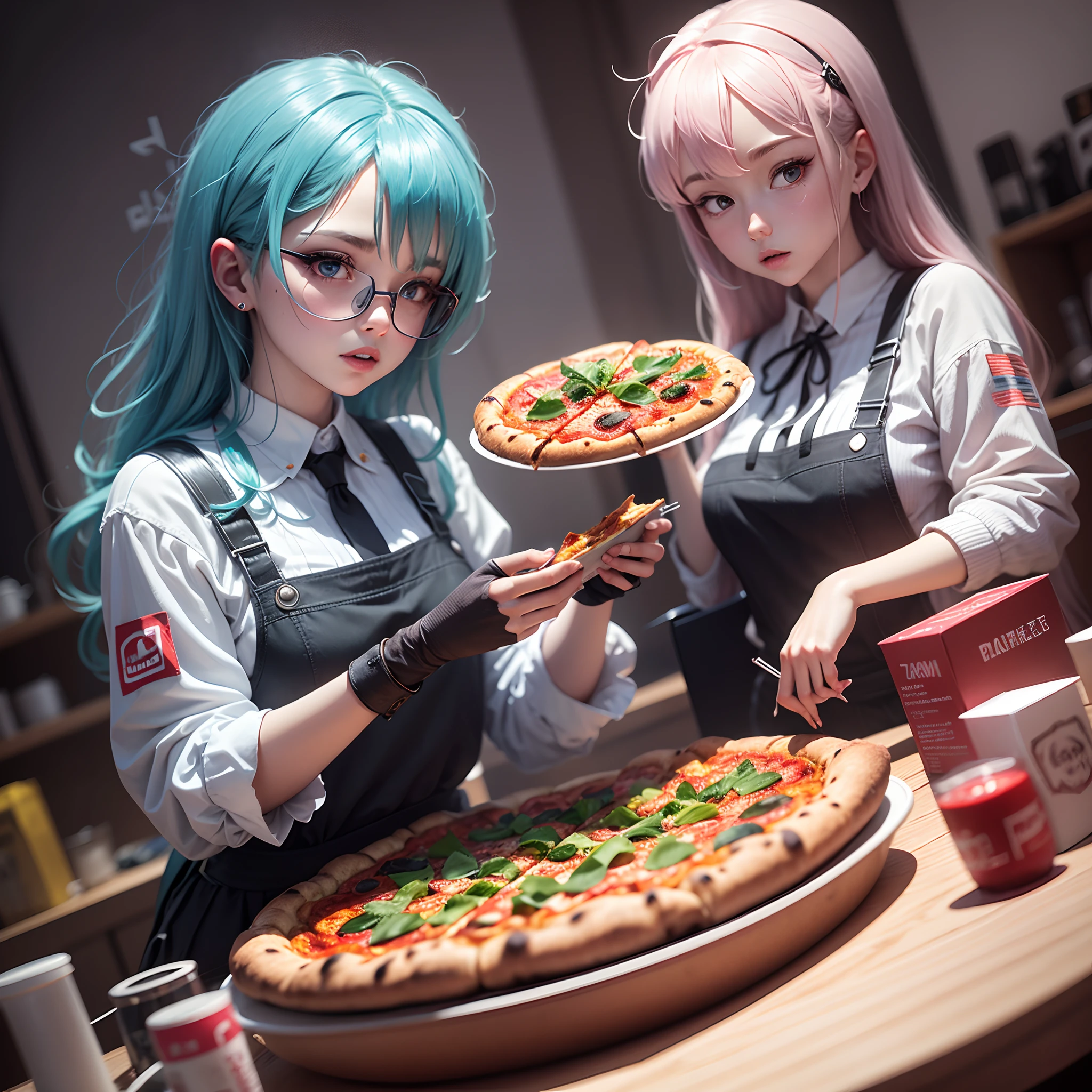 `Processing... please wait.` ⌛

🗒️ `Prompt`: **A group of people eating pizza,3d character,super detail , gradient background, soft colors, fine luster, blender, soft lighting, anime, art, ip, blind box , divine, cinematic edge lighting, 8k   
📀 `Model`: StableDiffusionXL --auto --s2