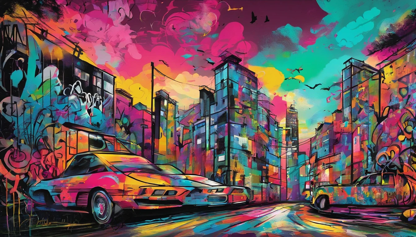 Rich in color，dream colors，Wallpaper's，The color is dark，Towering trees，rios