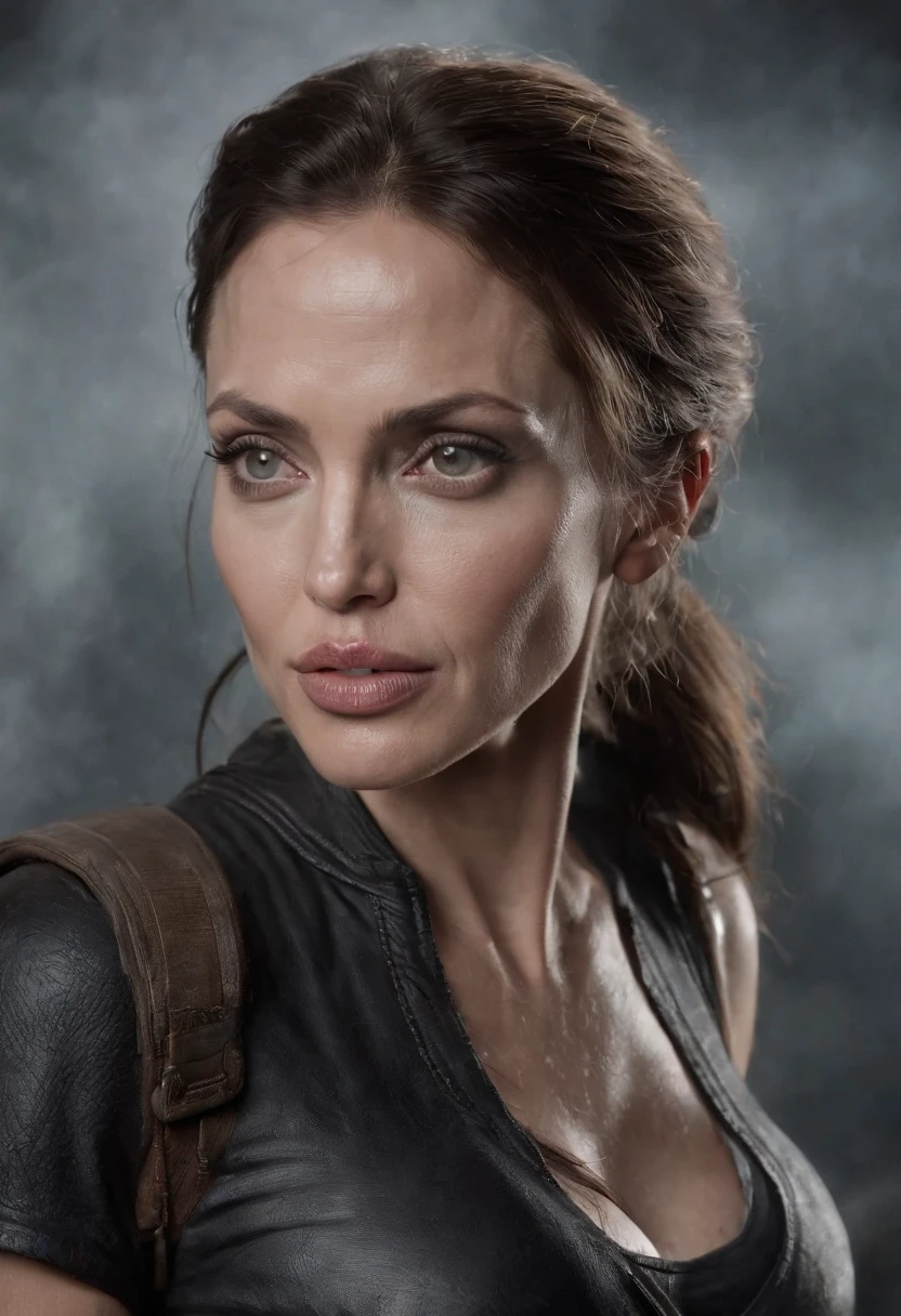 (((Angelina Jolie como Lara Croft))), um personagem de "tomb raider", ((corpo inteiro)), olhos ultra-detalhados, corpo ultra-detalhado, nice perfect guy with soft skinice, corpo feminino deslumbrante, ((ultra-detailed hands)), obra-prima conceito fantasia arte, trending on ArtStation, hiper-detalhado, arte digital, Motor irreal, 32k, Ultra HD |, imagem centrada, ::n_estilo feio, Telhas, ((badly drawn hands)), ((poorly drawn feet)), ((rosto mal desenhado)), fora do quadro, membros extras, Desfigurado, Deformado, Corpo fora do quadro, anatomia ruim, watermark, assinatura, Cortada, baixo contraste, Subexposta, Superexposta , arte ruim, iniciante, amador, face distorcida, Borrada, Rascunho, Granulado,