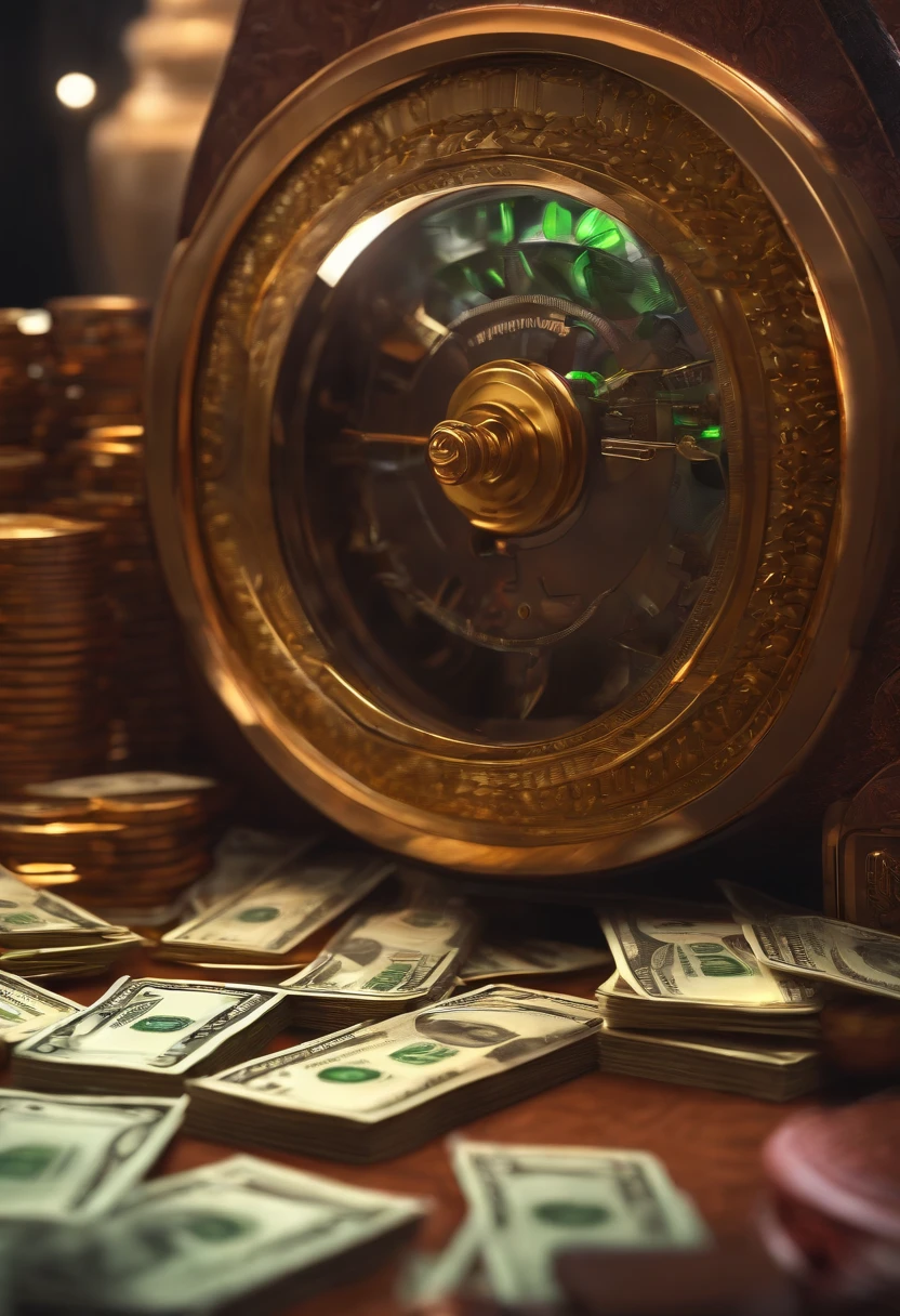 realistic money machine, 4k