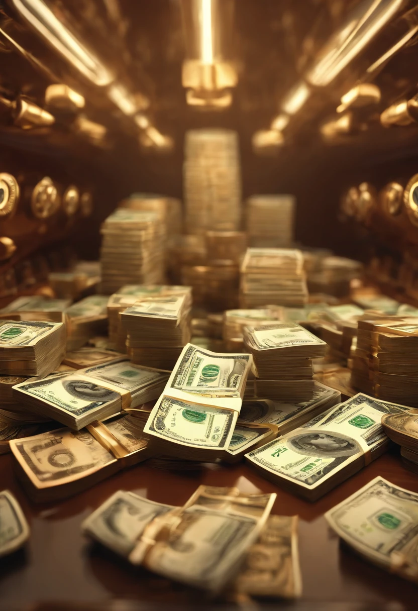 realistic money machine, 4k