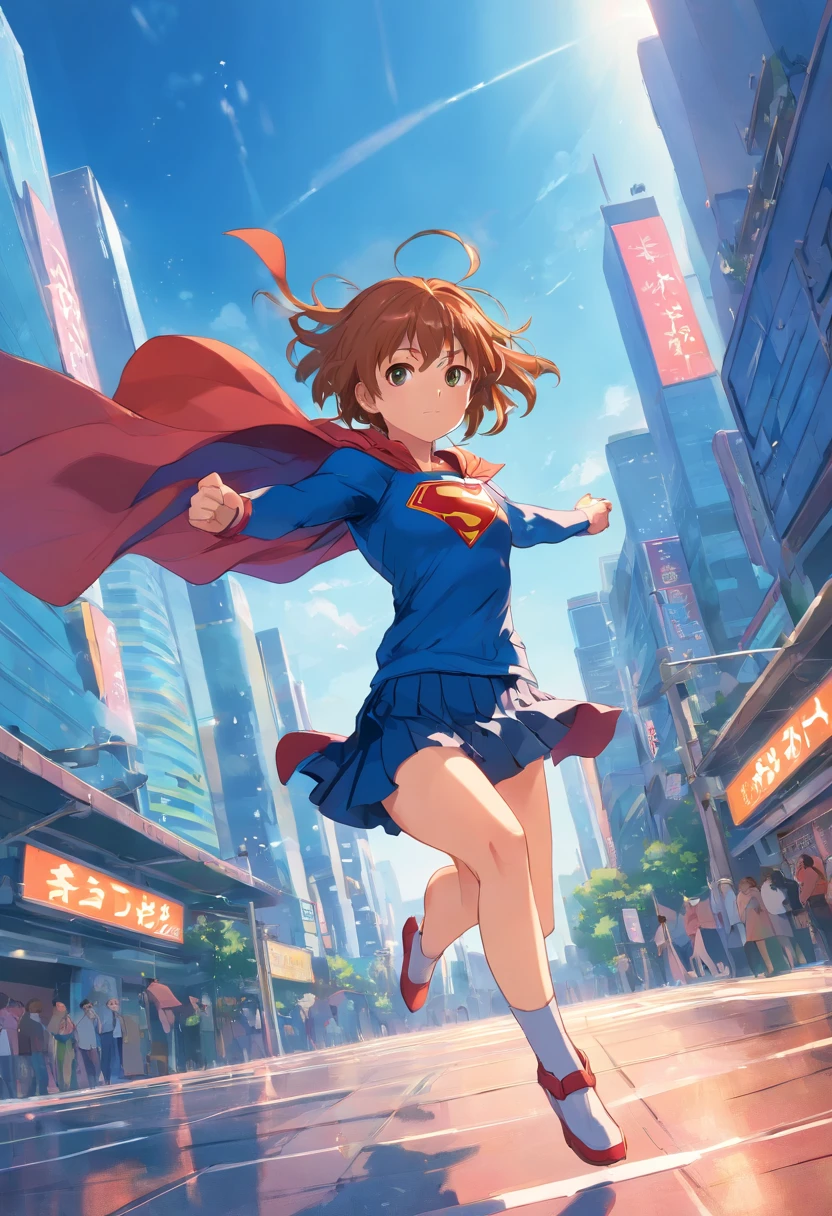 Nino Nakano Go-Tōbun no Hanayome has the Supergirl outfit