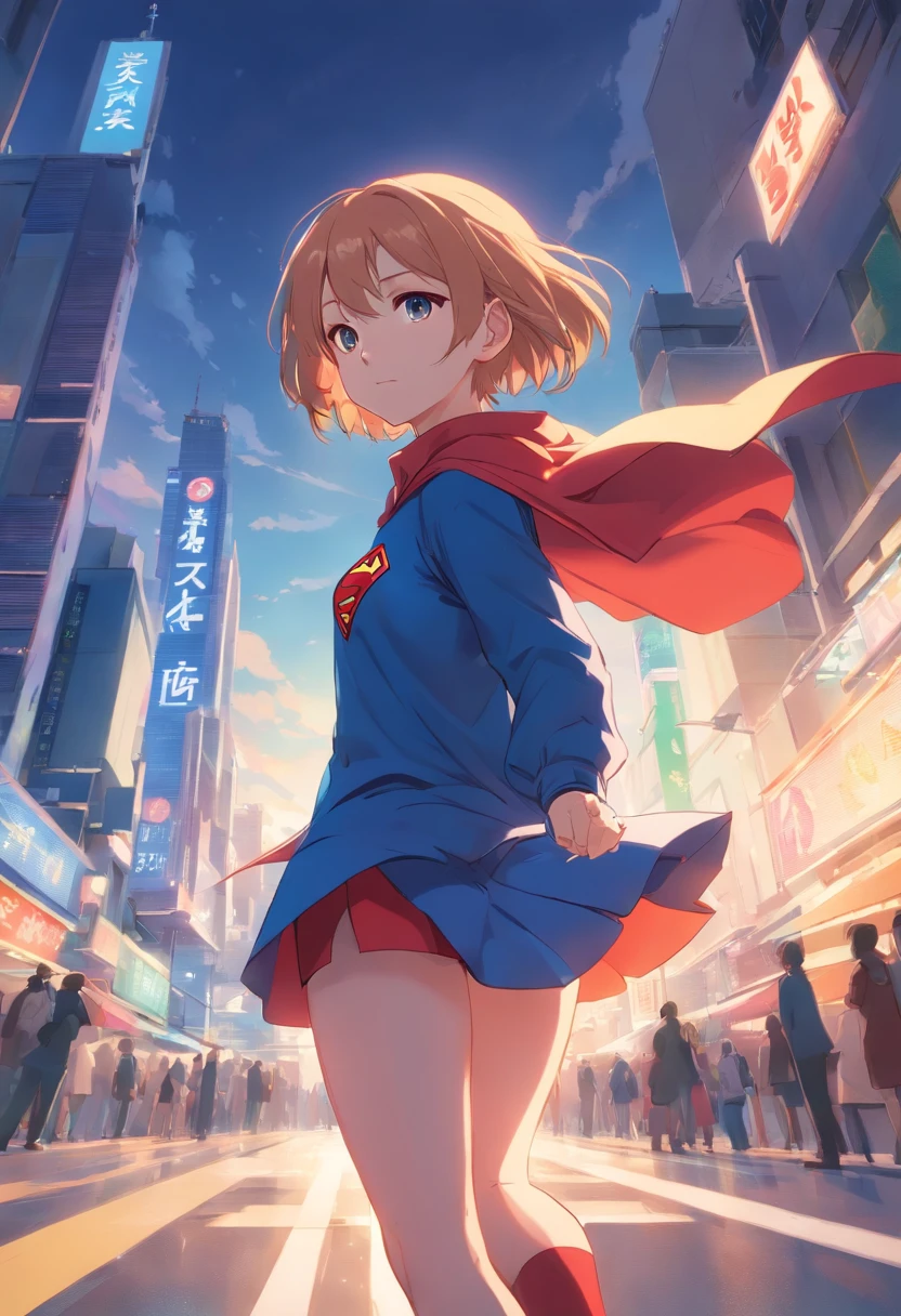 Nino Nakano Go-Tōbun no Hanayome has the Supergirl outfit