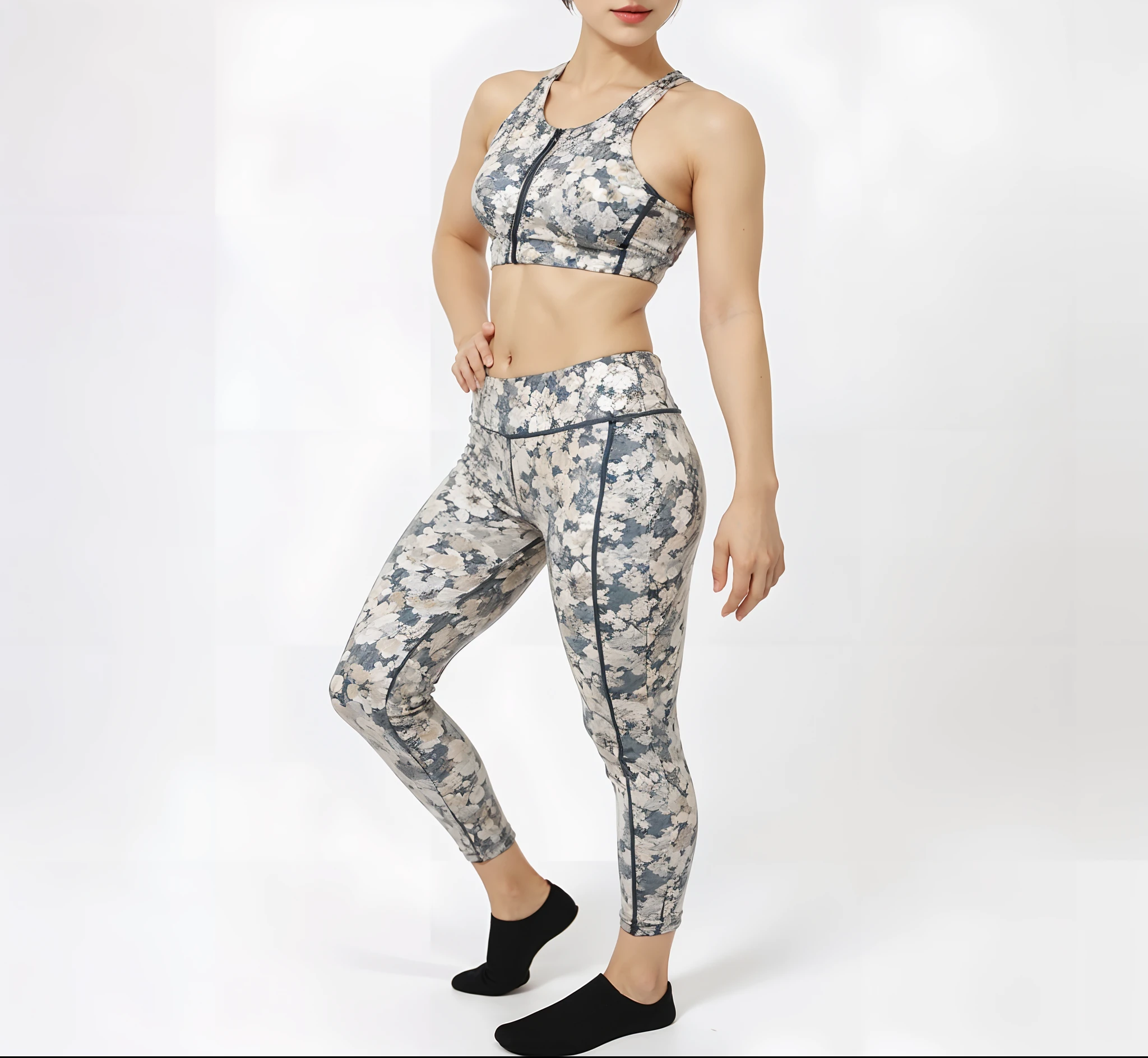 girl in her 30s, fitness girl, pretty, short hair, straight hair, professional photo pose