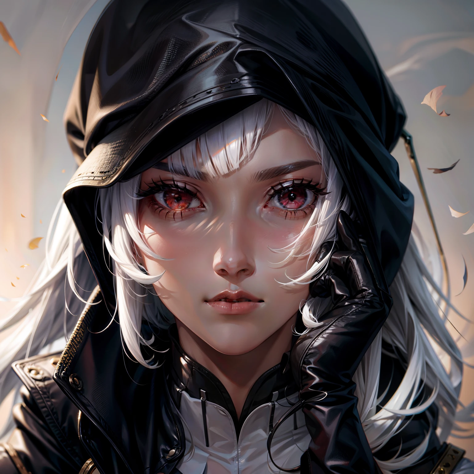 White hair