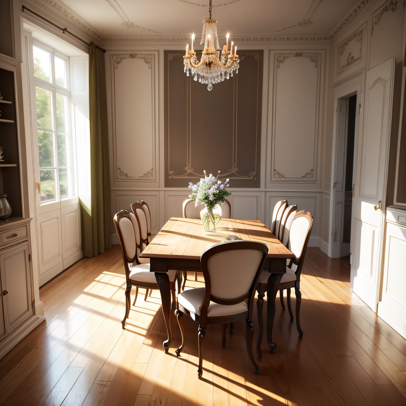 french dining room with Planning and Layout