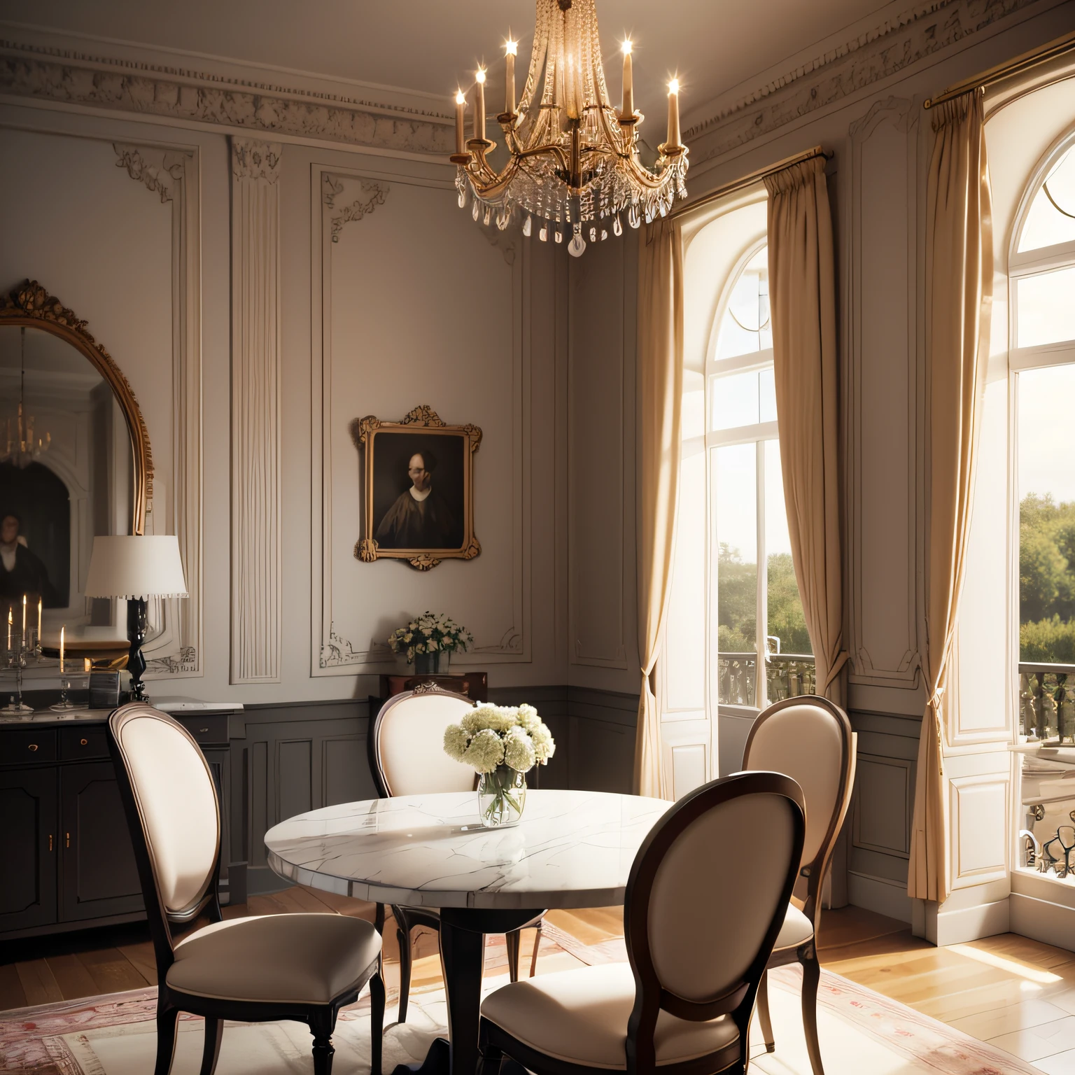 french dining room with Accessories