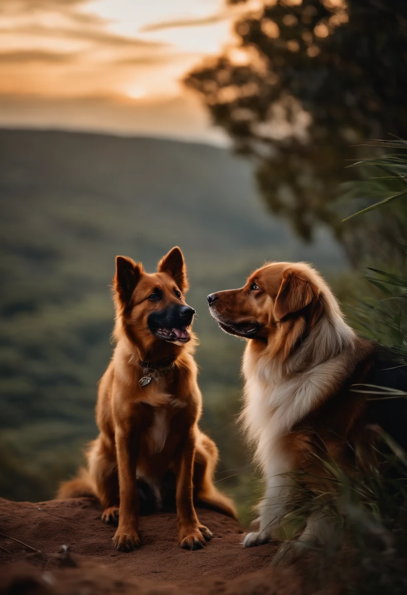 Crie um filhote de cachorro monter australiano em excelente qualidade de imagem9k full