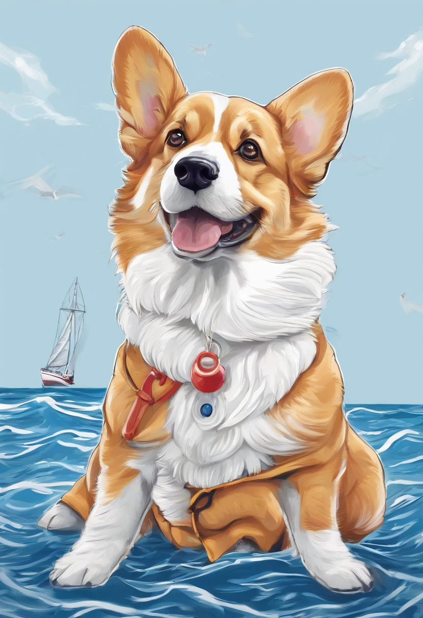 a corgi