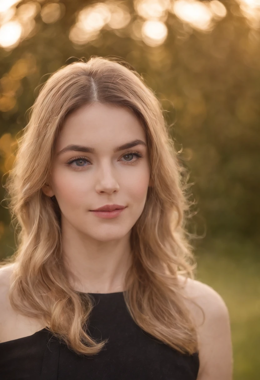 1Fille 23 ans, Cheveux mi-longs, seins de taille moyenne, Regarder ailleurs, cheveux blonds, yeux bruns, Joaillerie, corps entier entier, Collier, Schulterfrei, chandail, minora, Realstic, nez, devant un batiment, combi,
