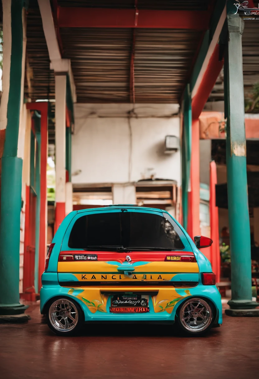 A modified Produa kancil car,