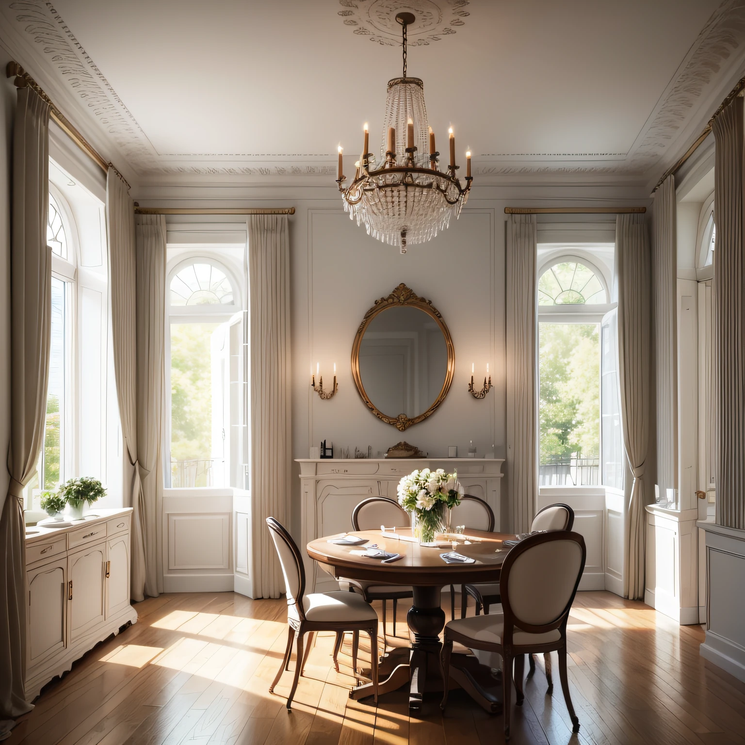 french dining room with Final Touches