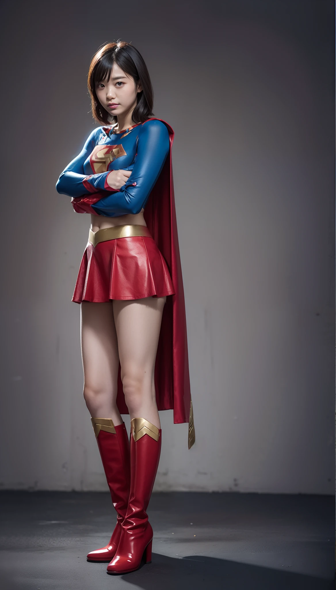 Draw thin、Draw arms that fit the costume