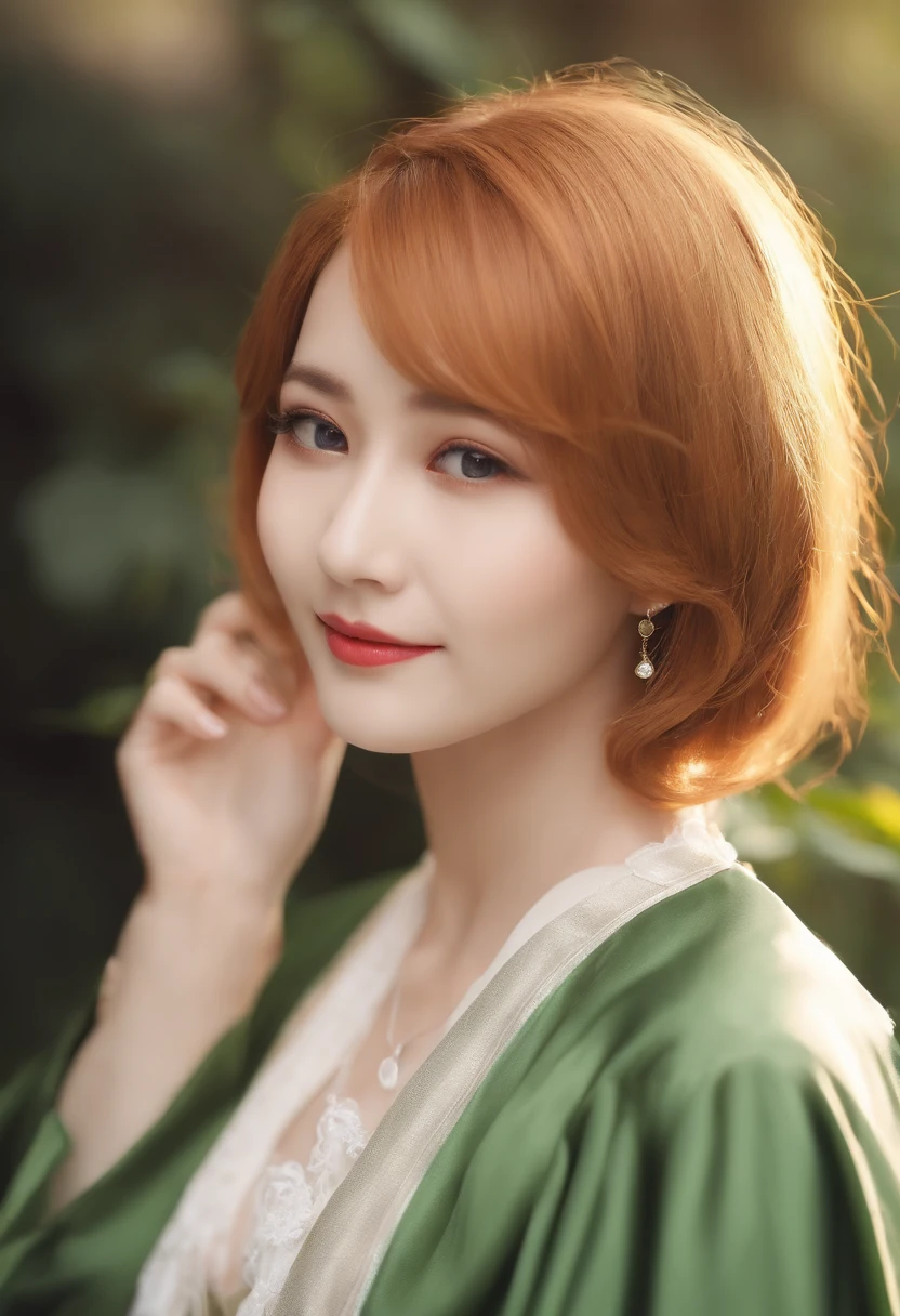 (first-class quality、und 8K、32 Tsd.、Meisterwerk、NFFSW、超High Resolution、Impressionismus、fotoreallistisch:1.2)、full entire body, Toto、gorgeous face、Blurred back、18 years beautiful girl、shinny skin、Beautiful orange hair、green eyes、Wettkampf-Badeanzug、Hebe deine Arme、Kurve、Dynamische Posen、Smile with your mouth open、Two daughters、