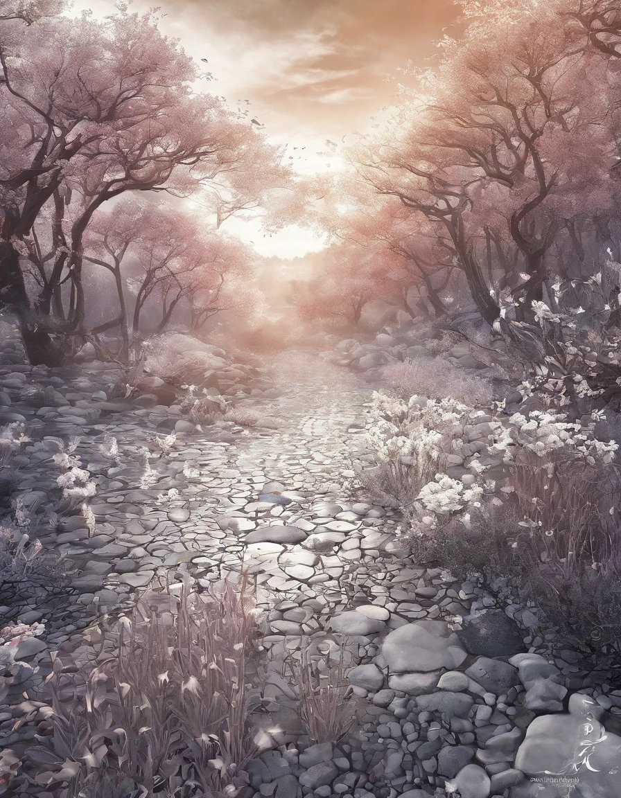 Magnificent view,Forest edge landscape photography Professional high-quality nature digital photography,Spring flowers bushes in the moonlight on a rainy night,precipice,Eau,Boulders,foggy sky,Traces of rain,Nightmare vision, Dark fantasy plot,Perfect and excellent composition,8K分辨率,the detail,Ultra-wide-angle distance shooting,background inside dark,Jack Guzman's environmental art photography,realisticlying,cinematic compositions,Volumetriclighting,A high resolution,vividness, A detailed, Stunning sky,Colorful clouds float,true to life, Pubic area is clear, flawless perfection, Digital SLR, 1024, 2048, 4096, A detailed, Sharp, best qualtiy, high qulity, absurderes,unmanned background,The is very detailed、Detailed lighting shadows,Trends on ArtStation、iintricate、high detal、dramatics、Midjourney Art(Volumetriclighting:1.2)hdr shot。(Faraway view,Super deep view,ultra-wide-angle,Microfocal length lens:1.2)(realisticlying:1.4)tmasterpiece、high high quality、Beautiful photography、globalillumination、