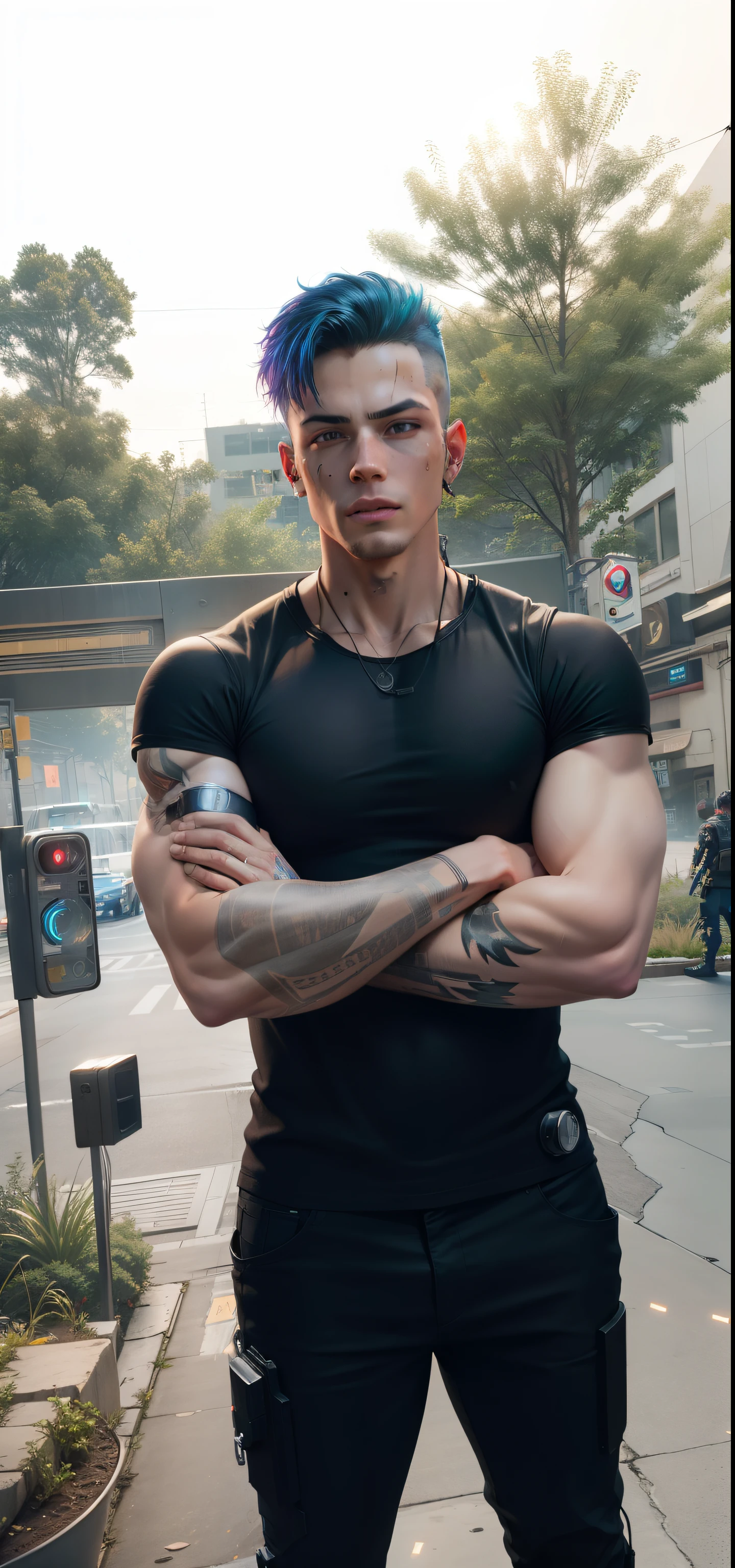cyberpunk,smartboy,lighting realistic background,8k,u4