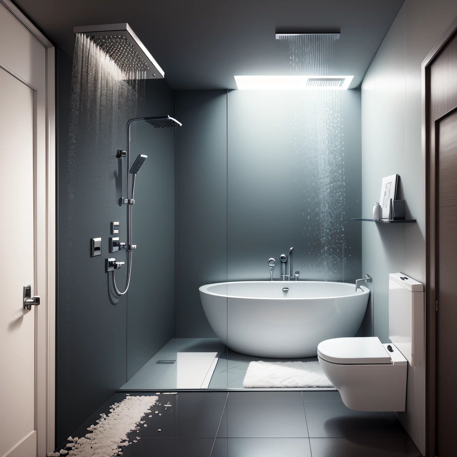 modern bathroom shower with beautifully designed modern bathroom shower