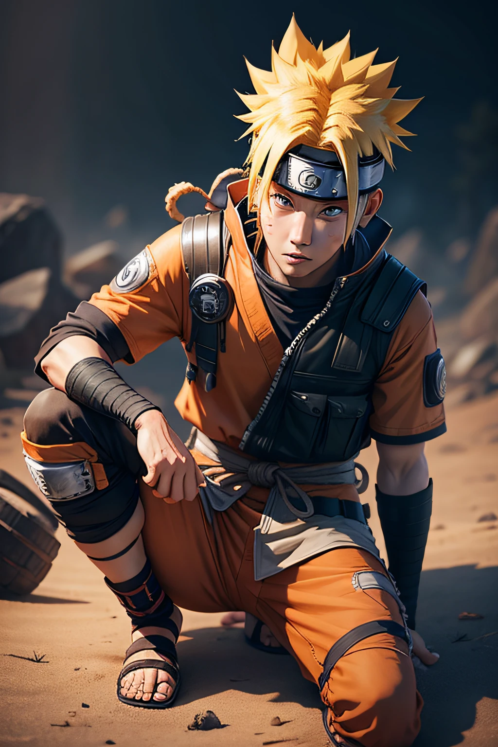 realistic naruto