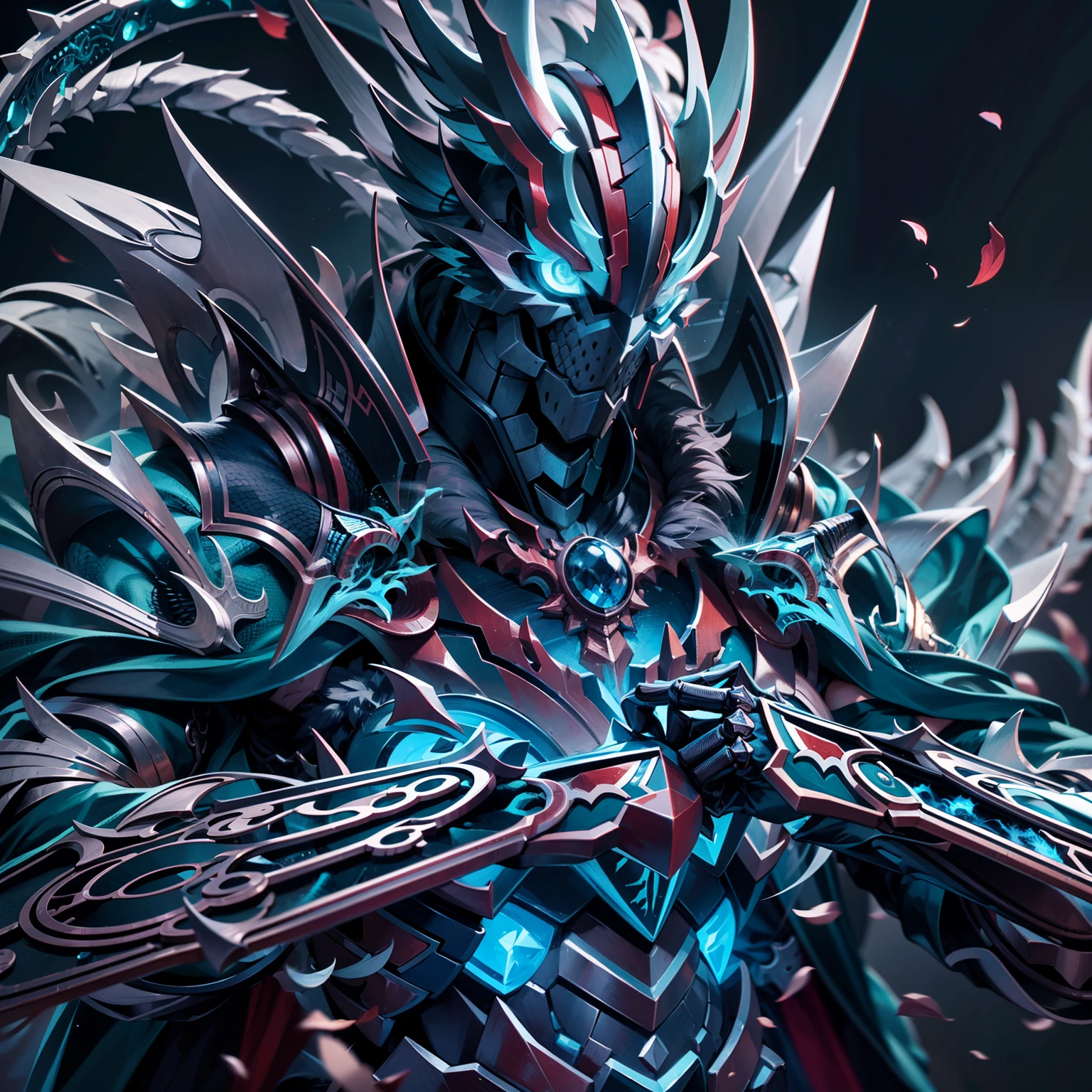 (Highest quality 8k wallpapers),The strongest Frost Dragon Kamen Rider(Hyper-detailing),The king who rules the Grim Reaper,Master of martial arts,blue color eyes,(Burning fur coat),Pubic hair shows through(Mechanical skeleton),(the detail:1.2),Side Body,Mechanical details:1.2,Majesty,Domineering,The dark world,Dark series