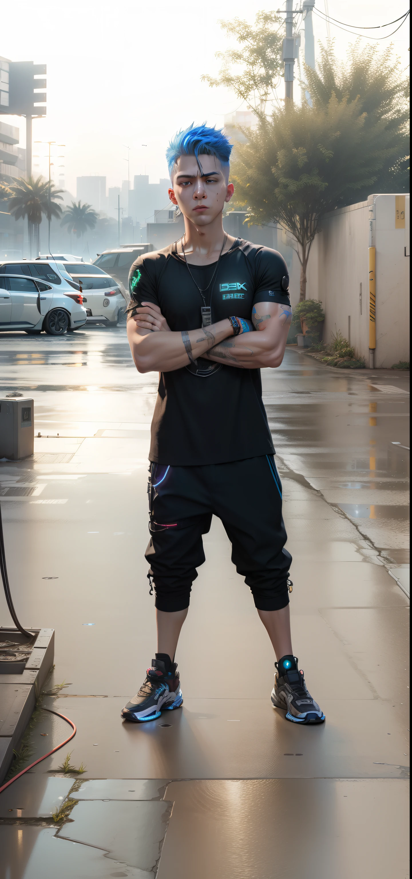 cyberpunk,smartboy,lighting realistic background,8k,u4