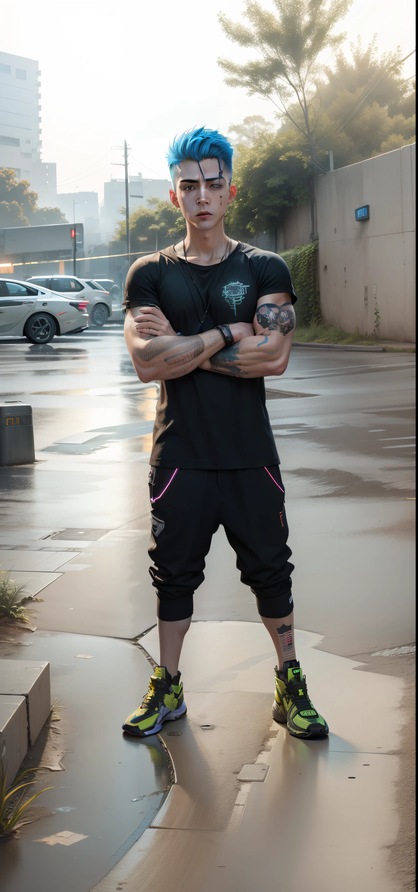 cyberpunk,smartboy,lighting realistic background,8k,u4