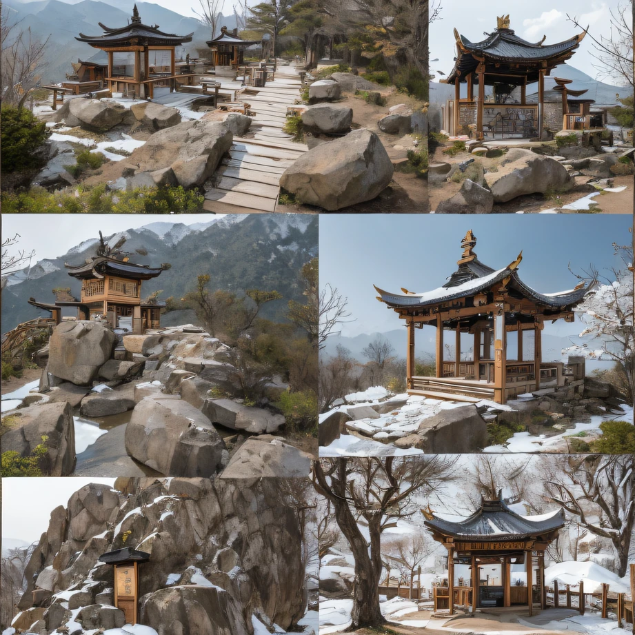 snowy peak(mont)Treasure House(kiosk)Near Lantian(village),
Deadwood(hut)Three blankets(hali)One hole in the sky(boulders)。
Half Ridge(kiosk)Huacheng(kiosk)Wordless stone(stele),
Wan Song(close)Snow Peak(pathway)There is dragon sleep(fang)。
Manjusri(tw)Ancient mirrors(tw)Jinao Bridge(bru),
Lohan(boulders)Tiyun(ridge)Elephant bone peak(kulmin)。
Incense stone(grind)free captive animals(chii)Pool dipping moon(chii),
Wangzhou(kiosk)Zhuo Xi(izumi)Ying Chao Spring(izumi)。