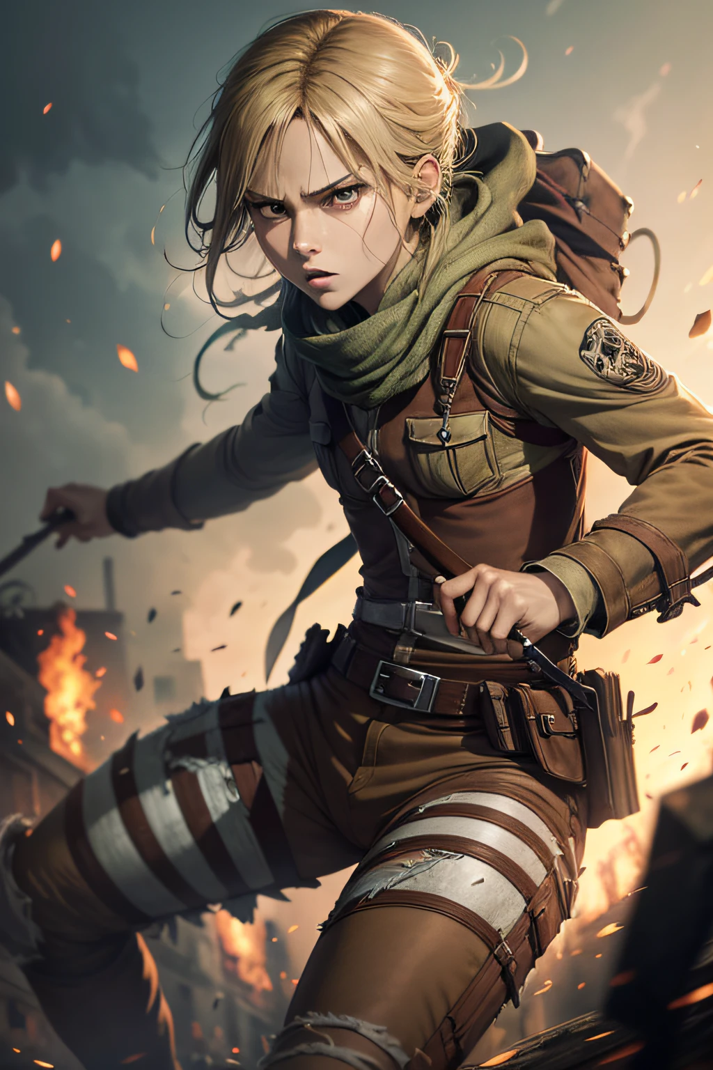 dangerous wallpaper on attack on titan
